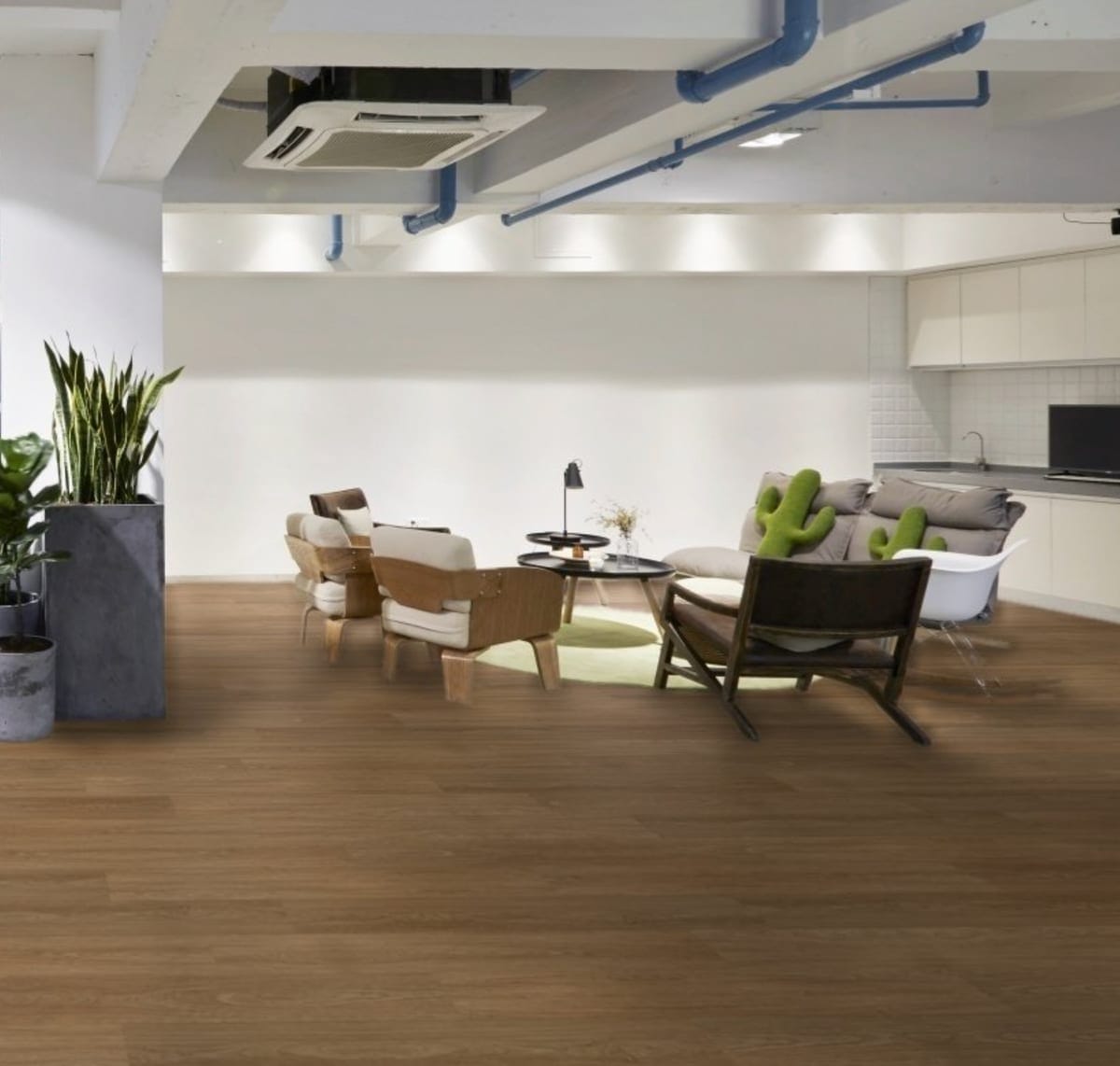 Burmese Teak in a room