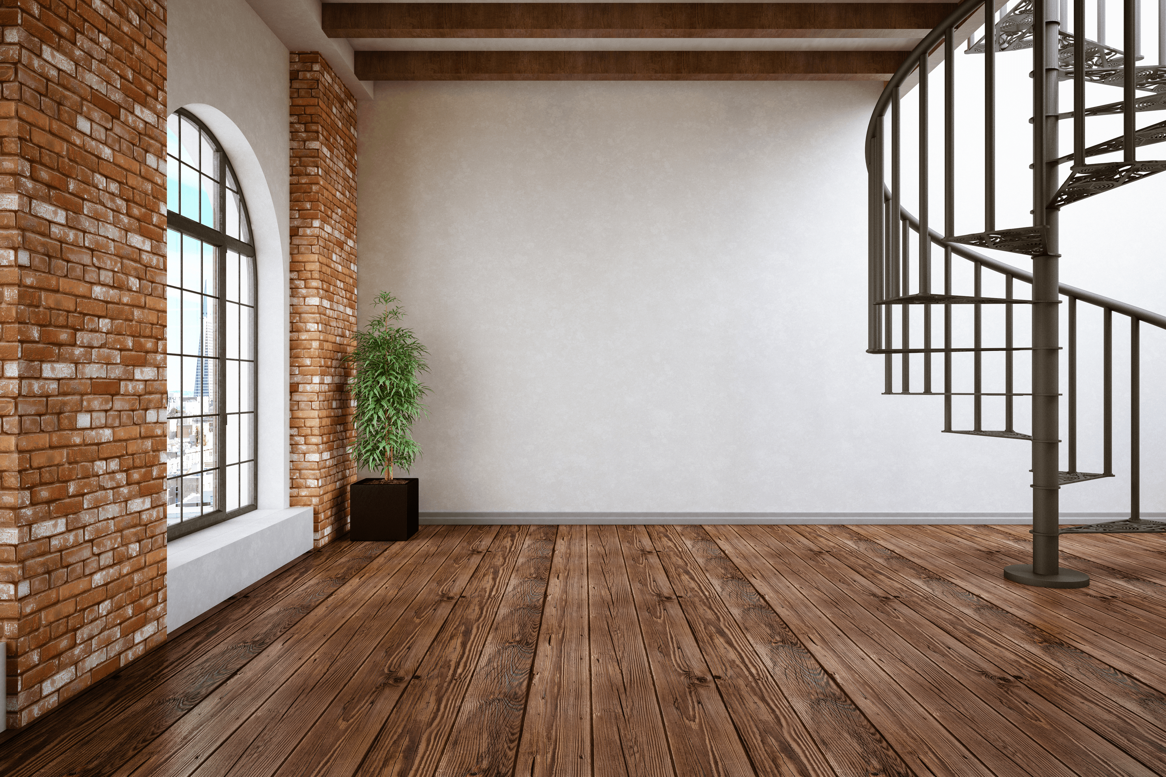 Luxury vinyl plank flooring in a modern Victoria home